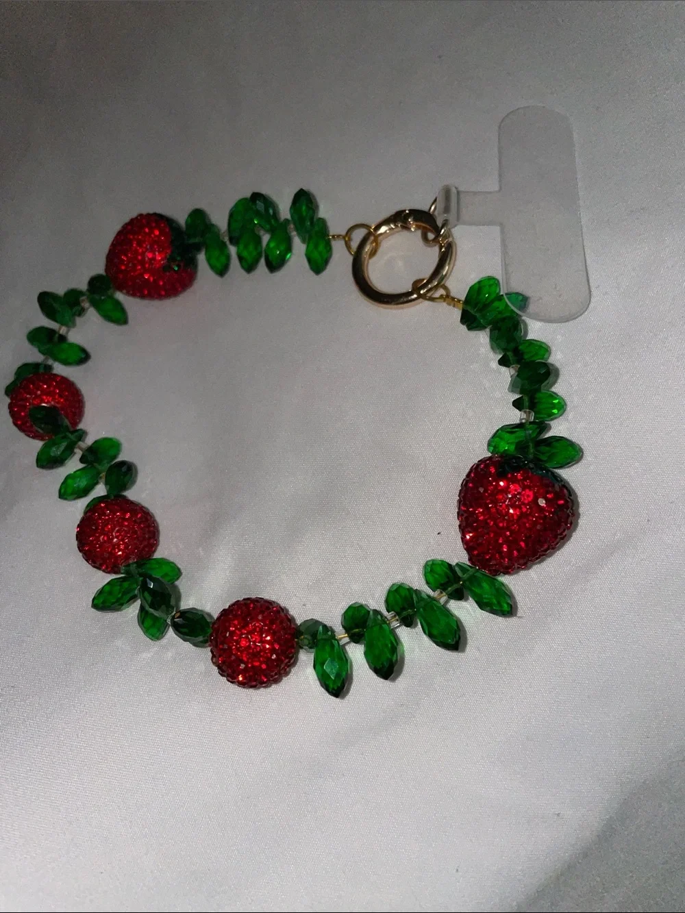 Red Strawberry Phone/bag charm